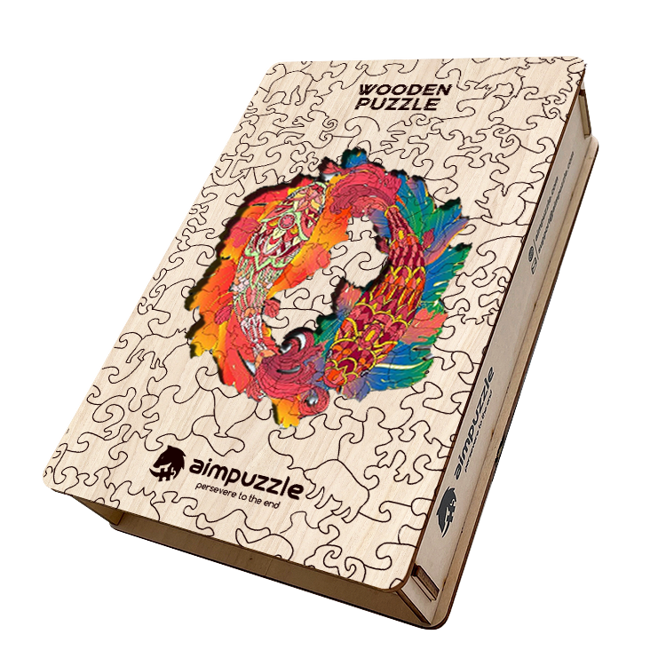 Koi Fish Wooden Jigsaw Puzzle