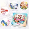 Diamond Painting Owl 2027 Paper Calendar Monthly Flip Tabletop Calendar Kit