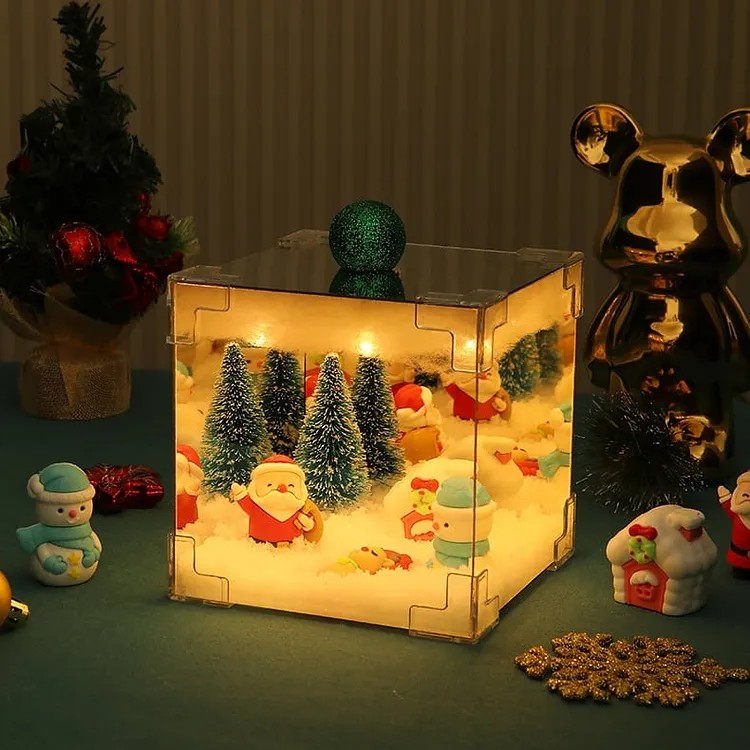 🎅[The best Christmas gift]DIY LED Rubik Cube Night Light 