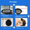 Face Ice Bath - Foldable Washbasin With Built-In Ice Tray Bowl For Face Ice Bath