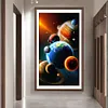 >SALE<5D DIY Full Round Drill Diamond Painting Cosmic Starry Sky for Home Decor