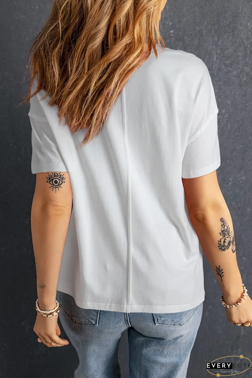 Star Patchwork Loose T-shirt