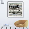 Family - Full Round Diamond Painting  30x30cm