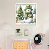 (Stamped/Counted) Christmas Snowman-11CT Cross Stitch 40*40cm