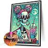Diamond Painting -5D Full Round Drill Hipster Skull(40x50cm)