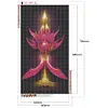 >SALE<Flaming Lotus 5D DIY Diamond Painting Kits Full Round Drill Wall Decor (Y731)
