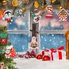 10Pcs Christmas Diamond Painting Photo Frame Hanging Pendant for Xmas Tree