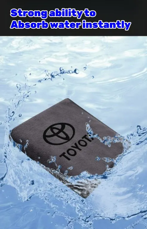 Microfiber car water stain wiper towel