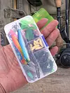 86Pcs/Set Lure Kit Metal Spinner Lures Soft Lure Minnow Hooks Simulation Bait