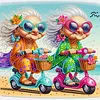 Diamond Painting-DIY Crystal Rhinestone Happy Grandma