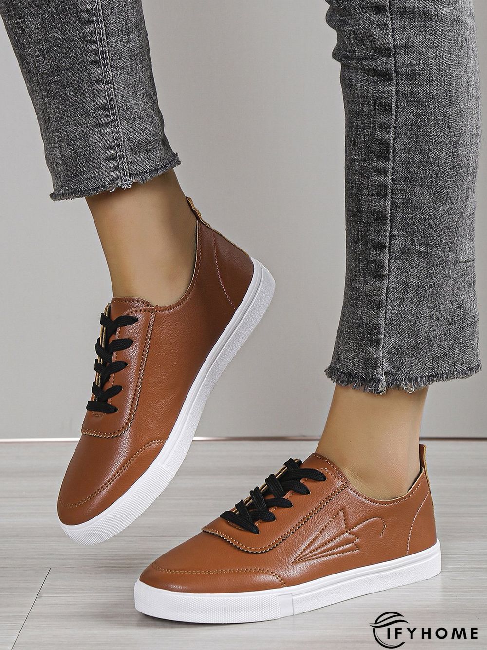 Women's Lace-up Front Flat Shoes | IFYHOME