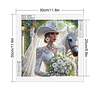 Diamond Painting-DIY Crystal Rhinestone Wedding Dress Girl