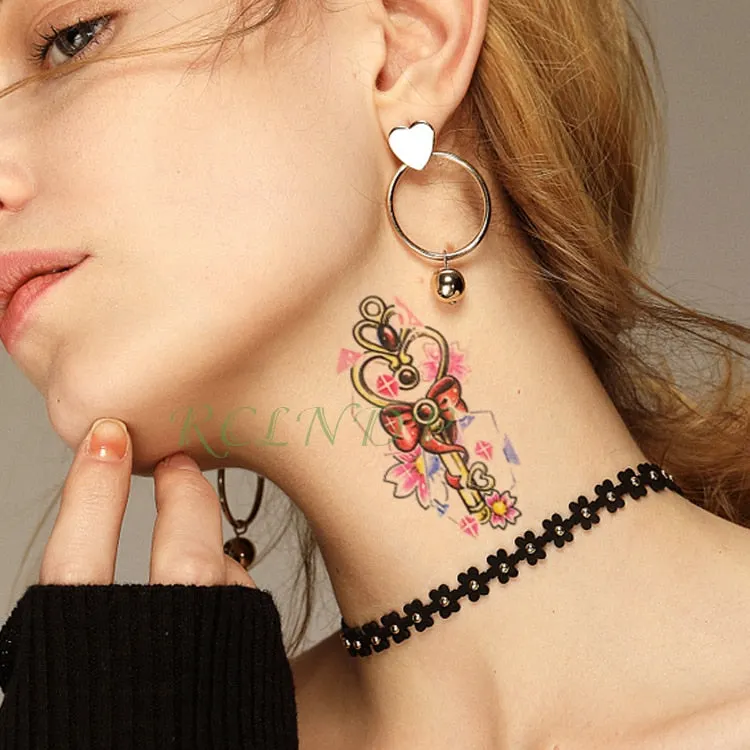 Waterproof Temporary Tattoo sticker movie School badge fake tatto flash tatoo for men women