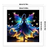 (Stamped/Counted) Fluorescent Butterfly Fairy-11CT Cross Stitch 40*40cm