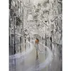 （2-Pack）Beautiful Street-Full Round Diamond Painting 30*40CM