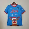 2022 Napoli Christmas Special Edition Blue Soccer Jersey 1:1 Thai Quality love fball