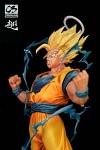 1/7 Scale Dynamic Battle Super Saiyan 2 Son Goku - Dragon Ball Statue - C3 Studios