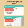 Mini Printer BT Portable Thermal Printer Label Maker for Notes Photos Labels