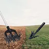 2 in 1 Garden Aerator Garden Soil Scarifier Rotary Tiller Rotary Cultivator Tool