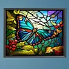 Butterfly - Round AB Drills Diamond Painting(55x45cm)