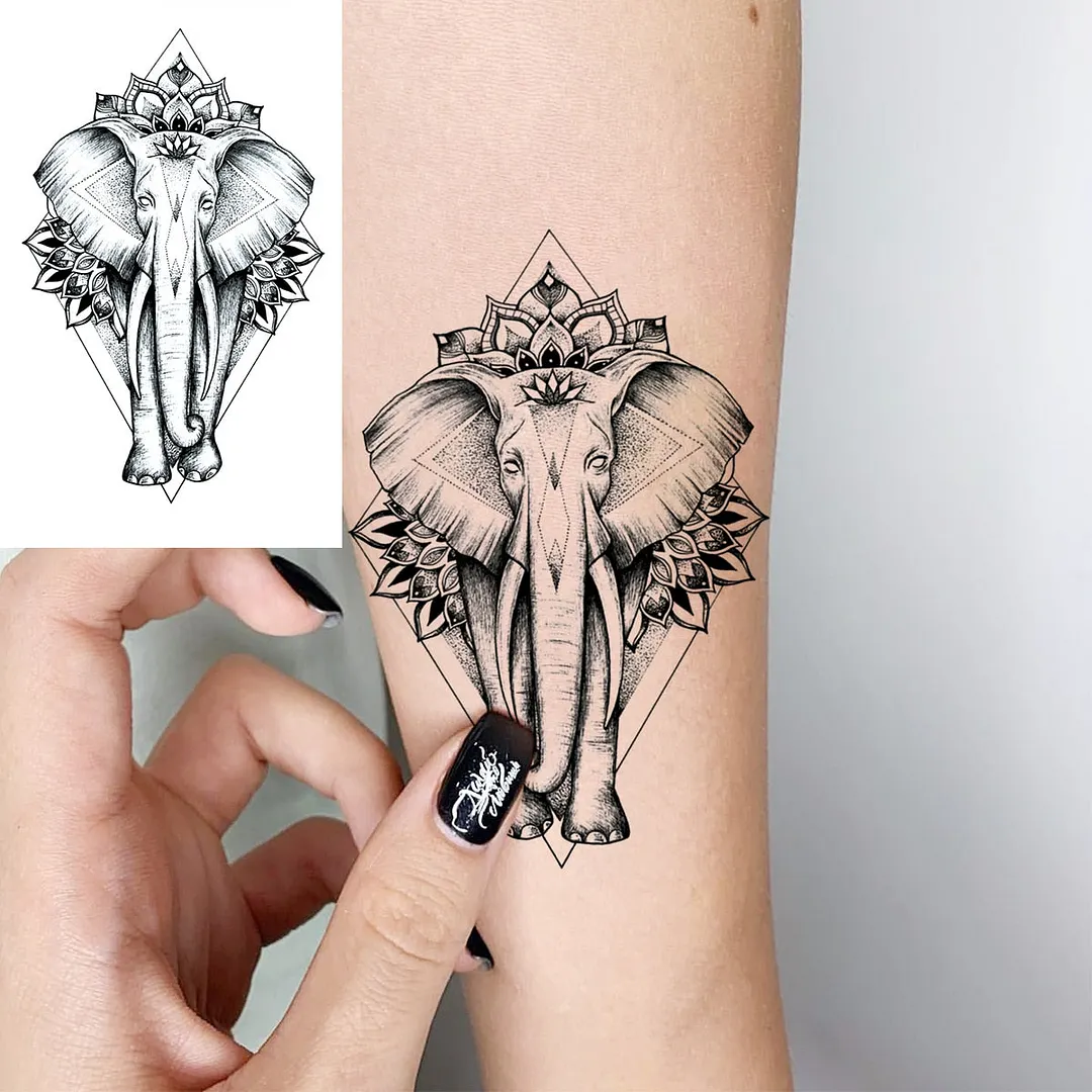 3D Realistic Wings Letters Temporary Tattoos For Women Men Quotes Thorns Dragon Fake Tattoo Fashion Waterproof Tatoos Sticker