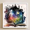 Magic Book - 11CT Stamped Cross Stitch - 50*50cm