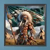 Indians nfl philadelphia eagles-Round drill diamond painting-40*40cm