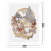 Christmas Reindeer - 14CT Counted Cross Stitch - 40*50cm - Animal Xmas
