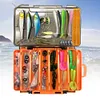 138pcs Fishing Lure Kit Soft and Hard Bait Jig Hooks Sinker Weights Gift for Men