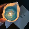 Fireworks conch scented candle creative ornaments ocean style handmade fragrance gift shell shape candle souvenir