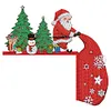 (US Local)DIY Xmas Diamond Art Door Frame Decoration Door Corner Pendants for Feiend Gifts