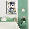 Panda Flower - Paint By Numbers Acrylic Painting 40*50cm