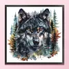 Forest Wolf - 11CT Stamped Cross Stitch - 50*50cm - Animal