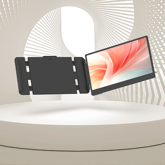 KEFEYA デュアルモニター シルバー 本体 KEFEYA S1 Dual Portable Laptop Screen Extender, Laptop Monitor