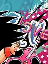 Little Son Goku & Little Chi-Chi Valentine's Day Special Decoration Painting - Dragon Ball - Xingkong Studio