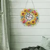 Diamond Painting Acrylic Sunflower 5D Diamond Painting Wreath Clock