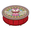 DIY Wooden Diamond Art Painting Storage Box Kit with Rotate Lid Diamond Art Painting Holder Box for Adults Beginners Home Office Decor