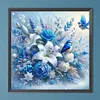 Flower Bird-Full Round Diamond Painting(40x40cm)