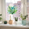(US Local)Acrylic Special Shape Flower Butterfly DIY Diamond Painting Hanging Pendant Kit