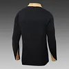 2024/2025 Psg Paris Saint-Germain Long Zipped Jacket Black Football Shirt 1:1 Thai Quality