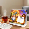 Diamond Painting Fireworks Goblin 2027 Paper Calendar Monthly Flip Tabletop Calendar Kit