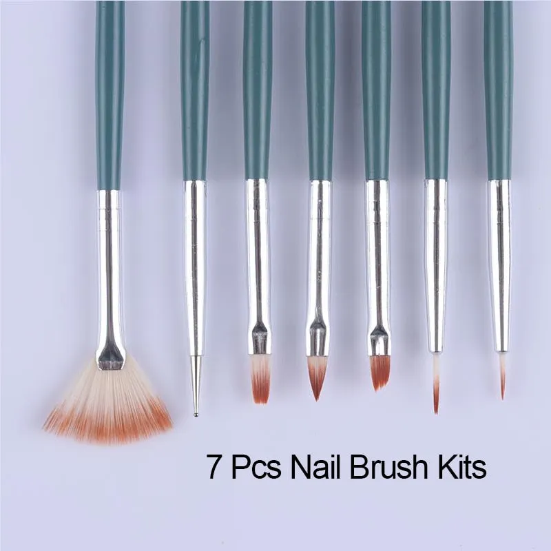 3/5/7/10PCS Multi-Styles Nail Wood Sticks Nail Dotting Pen Nail Brush Kits Nail Art Rhinestones Gems Picking Pen Nail Art Tools-Nail Inspo