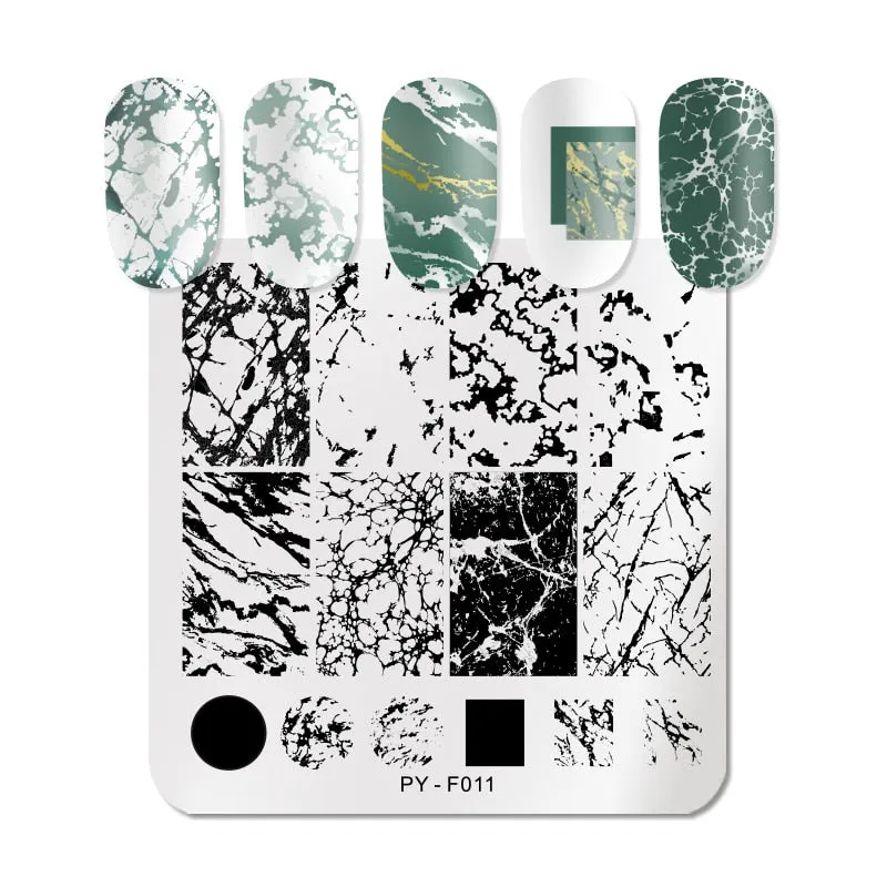 PICT YOU Nail Stamping Plates Snow Winter Nail Art Stamp Template idea nail Image Plate Stainless Steel Stencil Tools-Nail Inspo