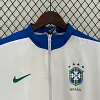 2024 Brazil National Team Windbreaker White And Blue  love fball
