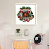 Christmas Fireplace-11CT Stamped Cross Stitch 20*20cm/7.87*7.87in