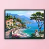Seaside Town - 11CT Stamped Cross Stitch - 50*40cm