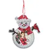 >SALE<Christmas Photo Frame 4PCS Photo Frame Hanging Diamond Painting Xmas Photo Frame