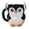 Cute Penguin Cow Leak Proo Ice Cream Pint Containers for Gathering Party Picnic