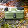 5L Camping Water Jug with Faucet Water Dispenser Carrier for Vehicle Car Camping