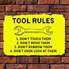 Garage - Vintage Metal Signs - 20*30cm/30*40cm - Warning
